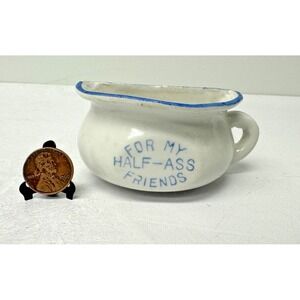 VINTAGE Small Novelty Friend Gift TRINKET Match Succulent Holder Funny Japan